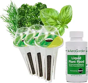 Photo 1 of AeroGarden Gourmet Herb Seed pod Kit - Herb Seeds for AeroGarden Indoor Garden, 3-Pod
