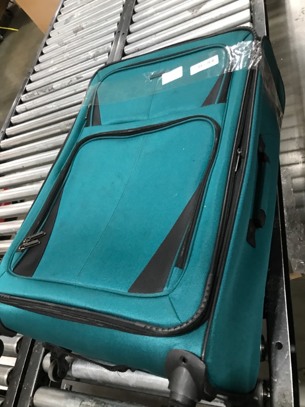 Photo 2 of U.S. Traveler Aviron Bay Expandable Softside Luggage with Spinner Wheels, Teal, 30-Inch, US08125E31