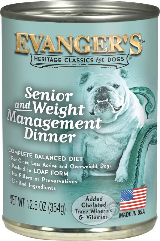 Photo 1 of Evanger's Heritage Classics Senior & Weight Management for Dogs - 12, 12.5 oz Cans EXP 8/20/27
