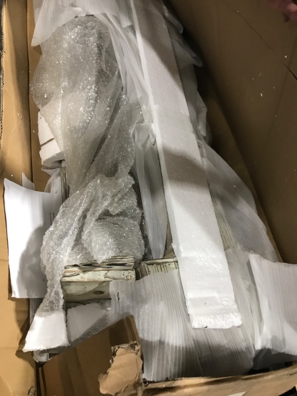 Photo 1 of Deco 79 Wood Console Table with Distressed Accents, 52" x 18" x 30", Light Brown