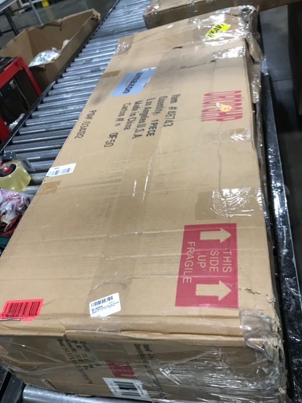 Photo 1 of Deco 79 Wood Console Table with Distressed Accents, 52" x 18" x 30", Light Brown