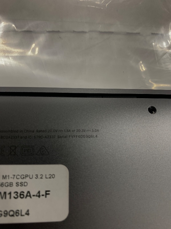 Photo 5 of Late 2020 Apple MacBook Air with Apple M1 Chip (13.3 inch, 8GB RAM, 256GB SSD) Space Gray (Renewed Premium)