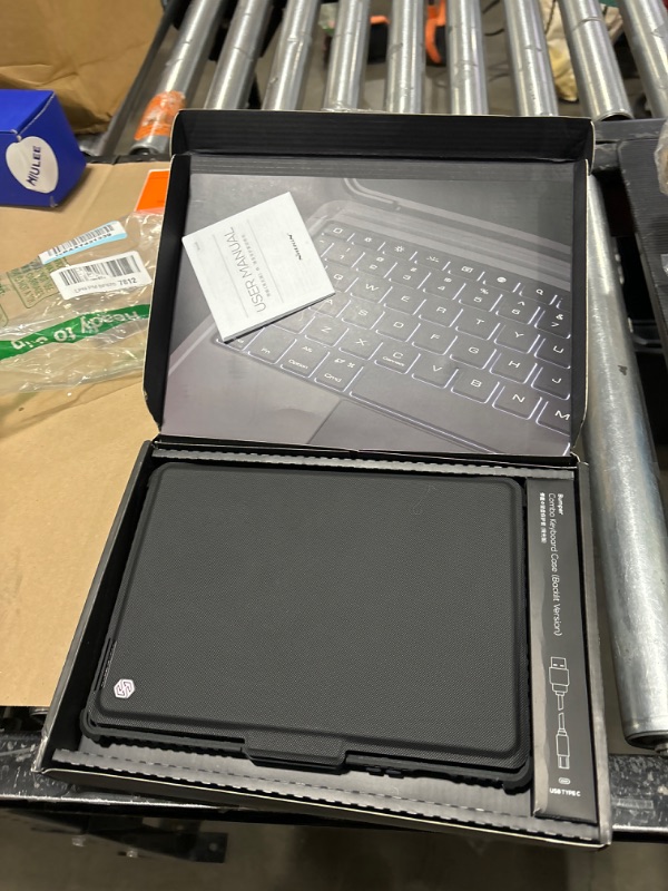 Photo 1 of Nillkin for Samsung Galaxy Tab S9 11 Inch Case with Keyboard, 7 Backlight Colors, Magic Trackpad, S Pen Holder, Slide Camera Cover Compatible with Galaxy S9 Tablet