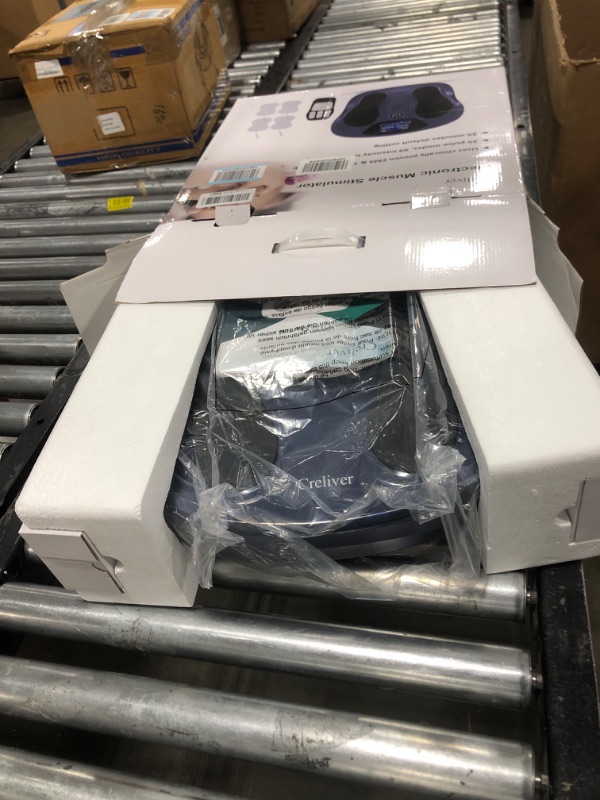 Photo 1 of Creliver EMS Foot Stimulator Pro, EMS Foot Massager for Neuropathy with Ergonomic Sole, Neuropathy Pain Relief for Feet Circulation, Leg & Foot Massager with 8 Gel Pads, Tens Unit Muscle Stimulator