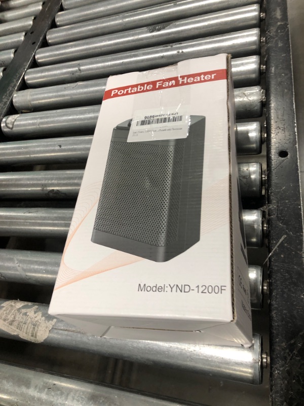 Photo 1 of Space Heater Indoor with Thermostat, Max temperature 104°F, 1500W Portable Heaters for Indoor use with Remote, PTC Ceramic Electric Heater for Bedroom Office safety heater, 70°Oscillation, 12h Timer