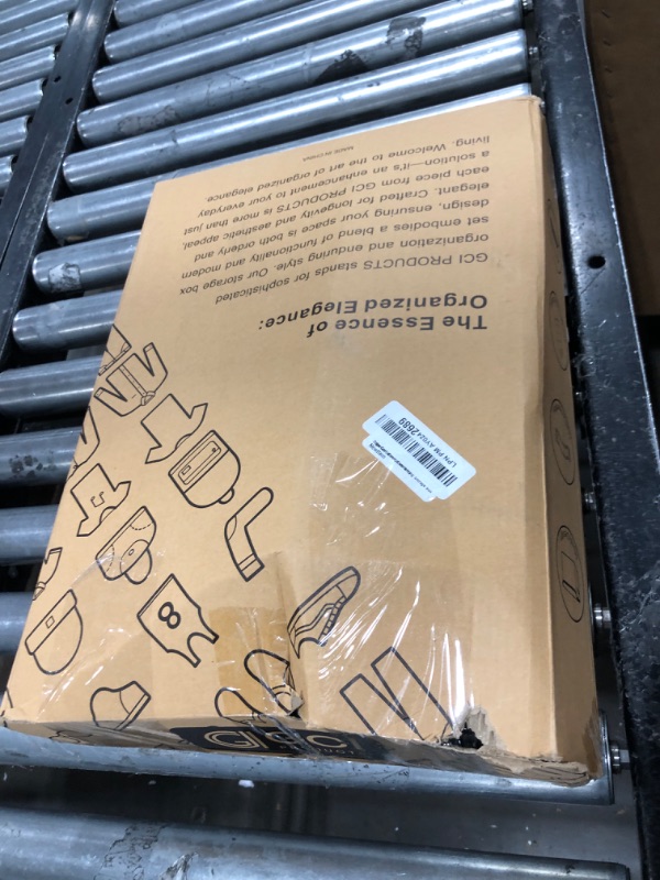 Photo 1 of Extra Large 40L 3-Pack Collapsible Storage Bins with Lids, Stackable Storage Bins with Labels, Foldable Closet Linen Storage Box Organizer, Decorative Folding Storage Box Cube Containers, Dark Gray