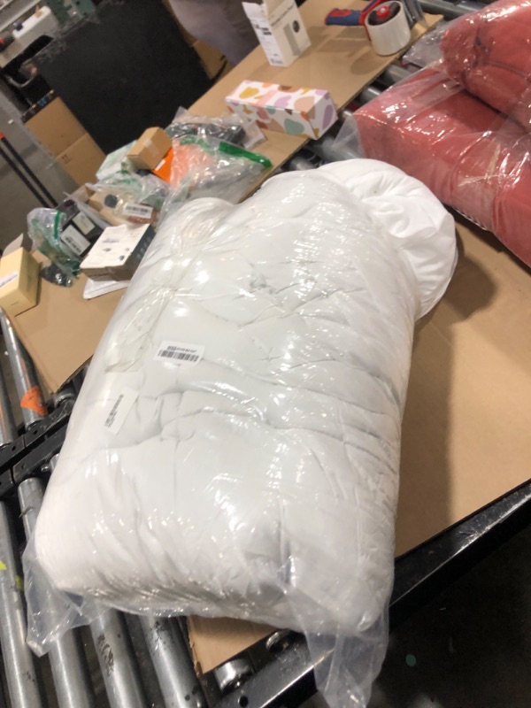 Photo 2 of CYMULA Mattress Topper Short Queen Size - Extra Thick Cooling Mattress Pad Cover for Back Pain - Soft Mattress Protector Bed Topper Pillow Top with 8-21 Inch Deep Pocket 3D Snow Down Alternative Fill