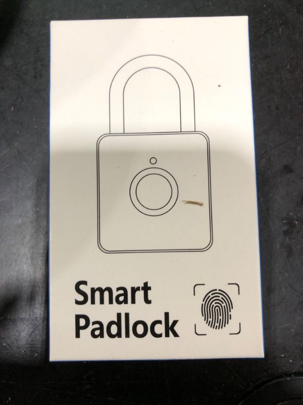 Photo 1 of Fingerprint Padlock eLinkSmart Gold Metal Padlock Keyless Combination Padlock for Gym Locker Shed Locker Storage Units Luggages Suitcases