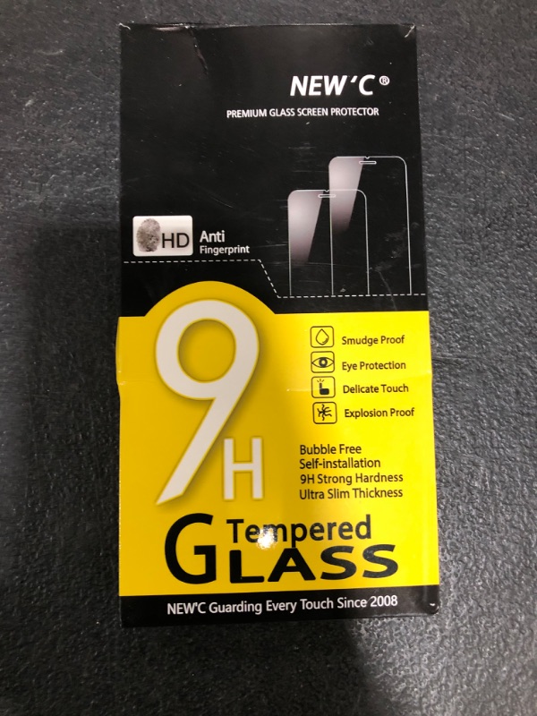 Photo 1 of NEW'C 3 Pack Designed for iPhone 15/15 Pro (6.1 Inch) Screen Protector Tempered Glass,Case Friendly Ultra Resistant iPhone 15/15 Pro 6.1"