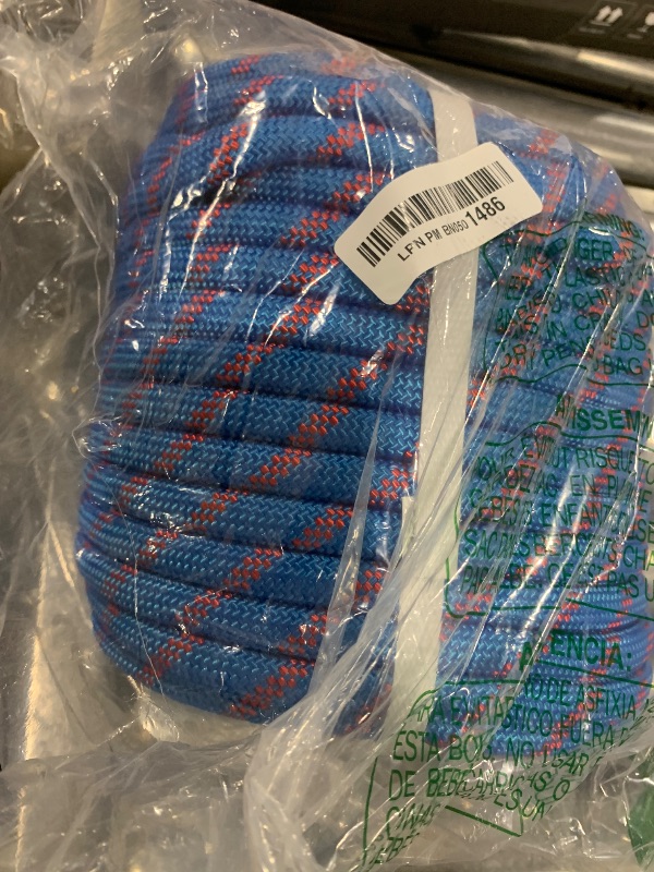 Photo 2 of Zeluga 15-133 1/2in. x 125ft. Double Braided Arborist Rope 7200 Lb, No-Stretch Static Rope, Assorted Color