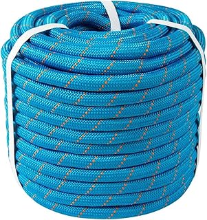 Photo 1 of Zeluga 15-133 1/2in. x 125ft. Double Braided Arborist Rope 7200 Lb, No-Stretch Static Rope, Assorted Color