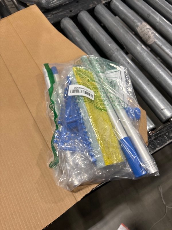 Photo 1 of Lola Products Squeeze Sponge Mop w/ Poly Foam& a Natural Cellulose Layer, Absorbs and Wicks Moisture, Hard Surface Cleaner, Refillable, 9” Wide Head