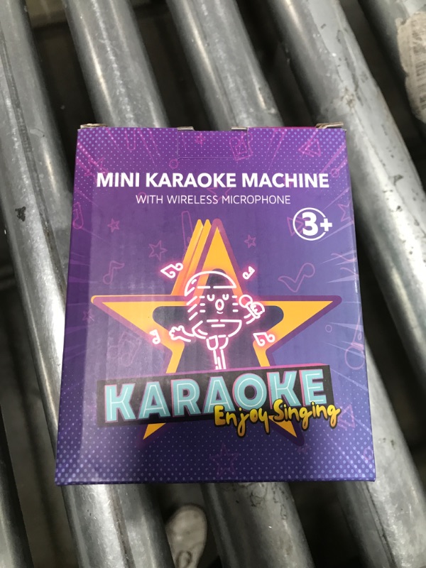 Photo 1 of YLL Mini Kids Karaoke Machine, Portable Bluetooth Speaker with Wireless Microphone, Christmas Kids Toys Gifts for Girls 4, 5, 6, 7, 8, 9, 10 +Year Old (Lightpink 1 Mic)