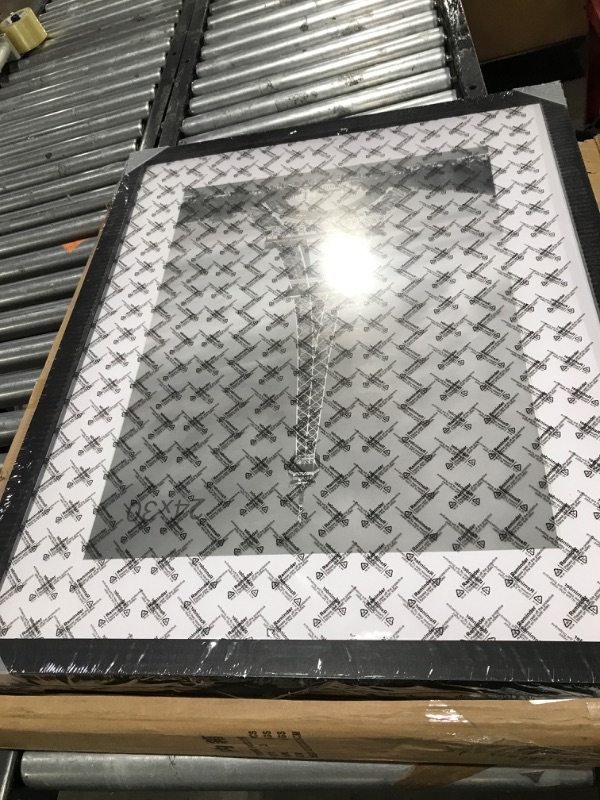 Photo 1 of Abtgt 24x30 Frame Set of 3, Display Pictures 18x24 with Mat or 24x30 Without Mat, Vertical & Horizontal Wall Decoration Picture Frame for Photos, Posters & Art Prints, Black