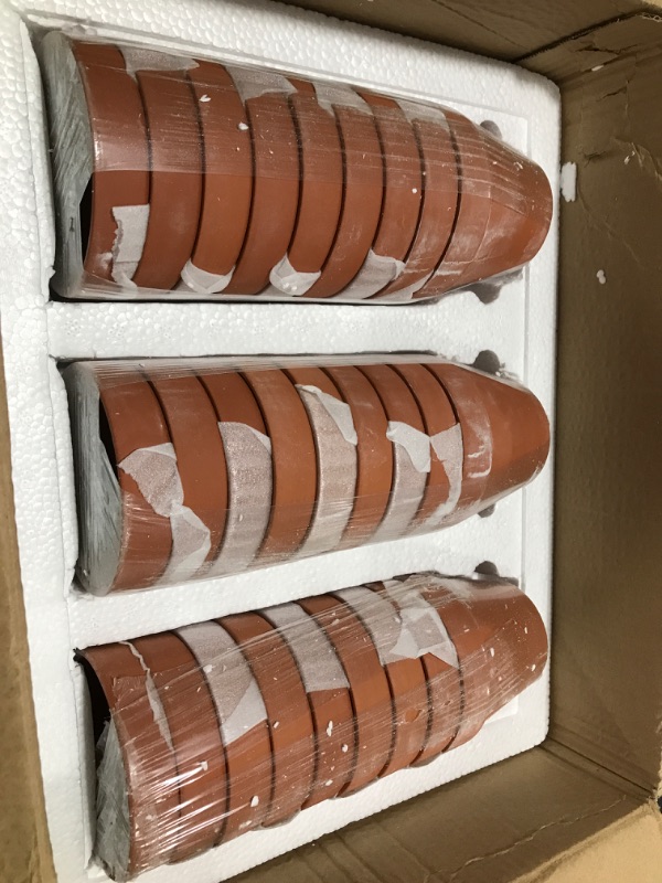 Photo 1 of [26 Pack] 4" Planter Nursery Pots Clay Pots Terracotta Pot Clay Ceramic Pottery Planter Cactus Flower Pots Succulent Nursery Pots Garden Terra Cotta Pots with Drainage Hole (4")