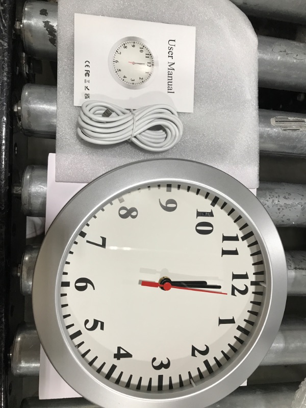 Photo 1 of XCOUI Hidden Camera Clock, 1080P HD Security Spy Camera with Motion Detection Loop Recording, Indoor Mini Camera Wall Clock for Home Office Nanny