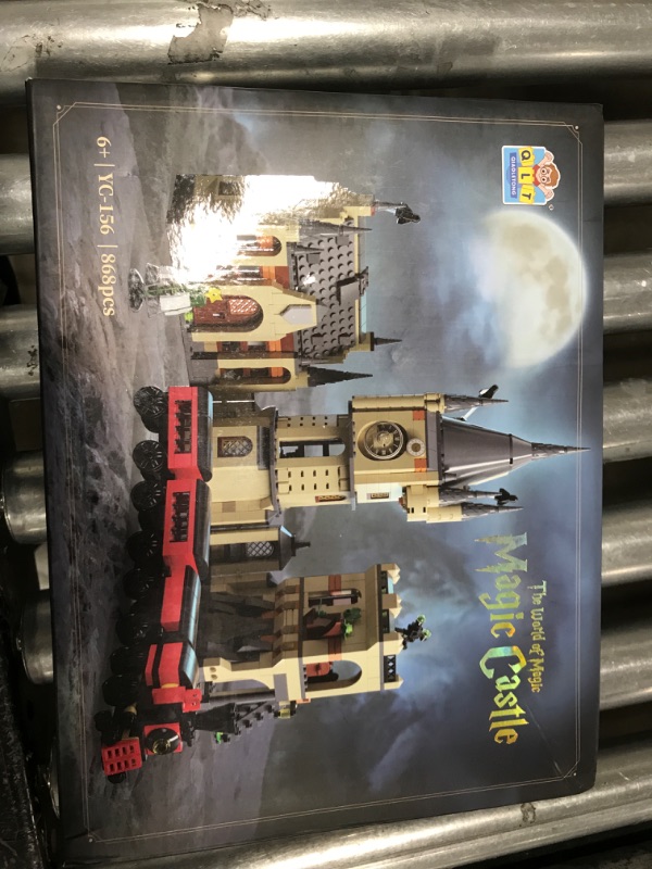 Photo 1 of Castle Clock Tower Building Set with Lighting, Train Building Toy Gift Ideas for Boys Kids Aged 8-14, Compatible with Lego Set, Magic Harry Castle Architecture Model for Adult Potter Fans (868 PCS)