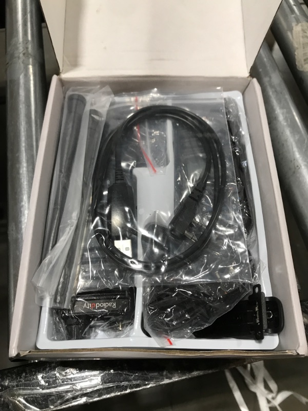 Photo 1 of Radioddity GM-30 GMRS Radio Handheld 5W Long Range, GMRS Repeater Capable, 11 NOAA Channels, Display SYNC. Ideal for Off-Road Overlanding. Includes Programming Cable, 15.5” High Gain Antenna, 2 Pack