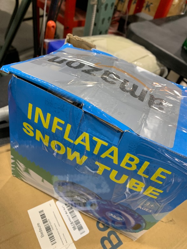 Photo 1 of Snow Tube, WOLKEK 40 Inch 2Pack / 47 Inch 1Pack Snow Sled for Kids and Adult, Thickened Heavy Duty Hard Bottom Sleds for Snow with Handles, Winter Toys for Outdoor Sledding Snow Tube Sports