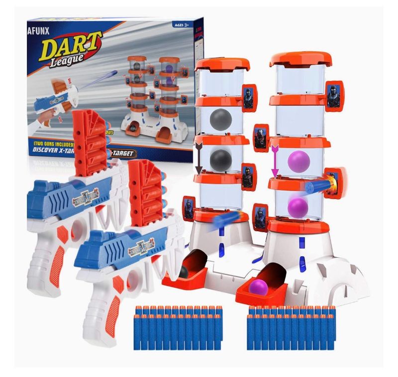 Photo 1 of Afunx Dart League Toy Gun Shooting Game
