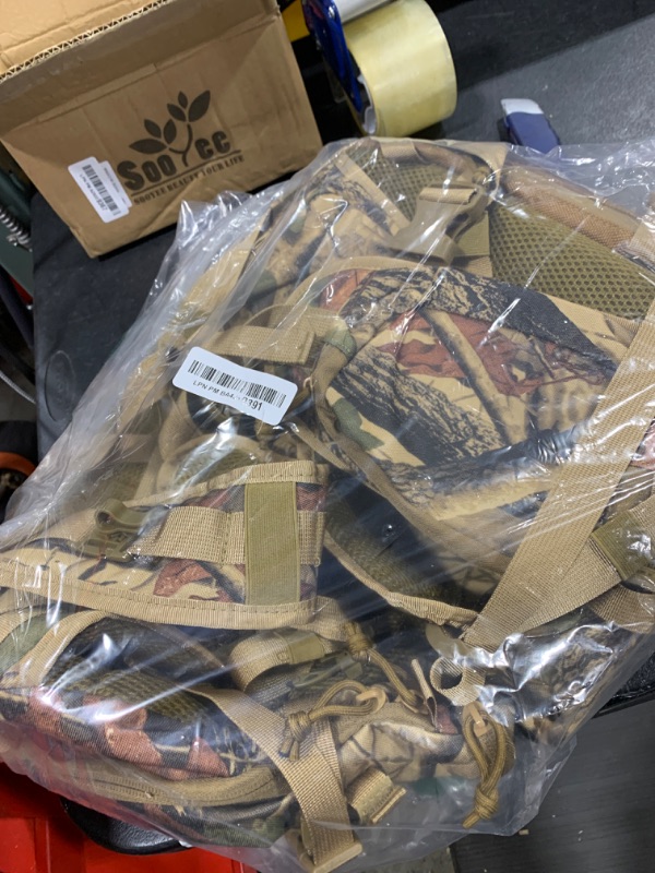 Photo 1 of MOPHOTO 900D Waterproof Hunting Backpack for Men, 35L Large Durable Hunting Day Pack with Bow/Rifle Holder?Camo Hunting Pack with Rain Cover and Multiple Organized Pockets