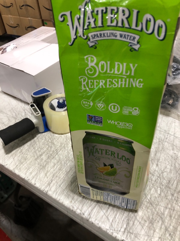 Photo 2 of Waterloo Sparkling Water Lime Flavor Zero Calorie No Sugar 12oz Cans (Pack of 12), Fruit Flavored Sparkling Water, Naturally Flavored, Zero Calories, Zero Sugar, Zero Sodium Lemon-Lime