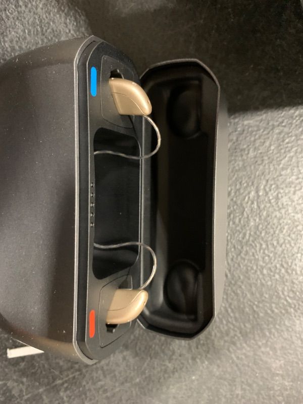 Photo 3 of Jabra Enhance Select 500 OTC Hearing Aids, Audiology Team Care Included, Bluetooth LE Audio & Bluetooth Streaming for Calls, Music, Media (iOS/Android), Nearly Invisible & Comfortable - Gold