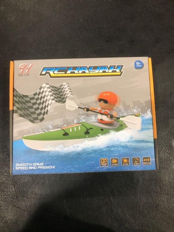 Photo 1 of Remote Control Boats with LED Light for Kids, 2.4Ghz RC Boat for Boys, Toys Boats for Pool and Lakes, Cool Pool Toys Gifts for Kids 8-12, Capsize Recovery