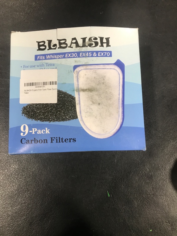 Photo 2 of BLBAISH 9 Pack Fish Tank Carbon Filter Cartridges Compatible with EX30/EX45/EX70 Filter