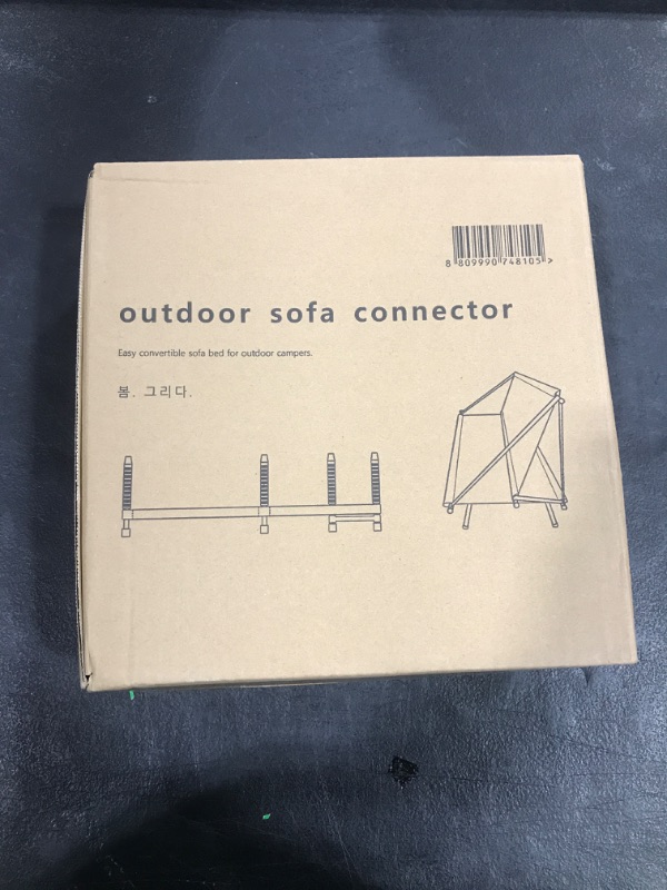 Photo 2 of ?. ???. Outdoor Sofa Connector - Camping cot converts to loveseat Camping Chair - Connector for Folding Tent Camping Cot Bed, Portable Compact for Outdoor Travel, Base Camp, Hiking, Mountaineering