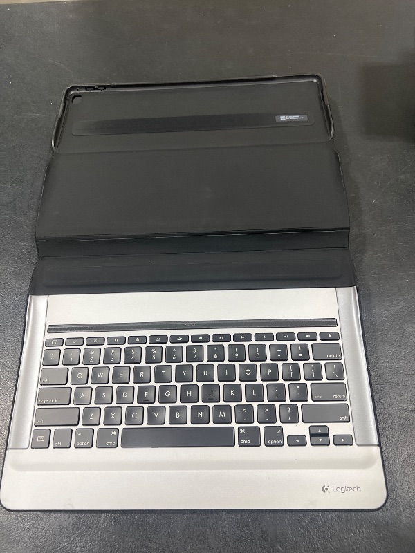 Photo 1 of Logitech Create Backlit Keyboard Case with Smart Connector for iPad Pro (12.9-Inch) - Black/Gray (Renewed)