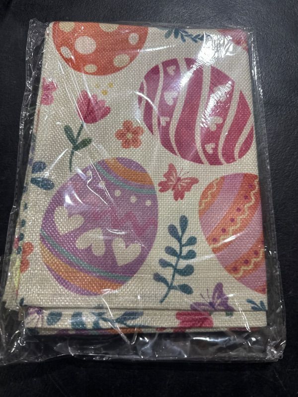 Photo 2 of PACK OF 5  NLUS Easter Table Runner Easter Eggs Floral Seasonal Spring Holiday Party Home Kitchen Dining Room Decoration (13" x 72")
