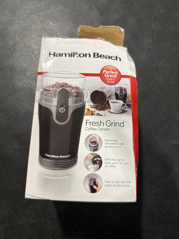 Photo 2 of Hamilton Beach Electric Fresh Grind Coffee Grinder