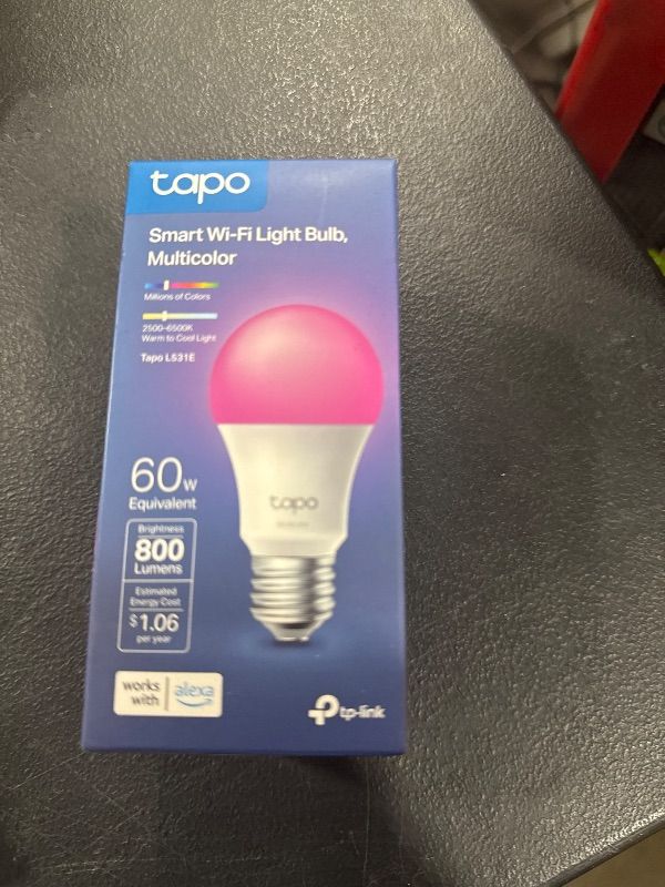 Photo 2 of TP-Link Tapo L531E Smart Wi-Fi Light Bulb (Multicolor)