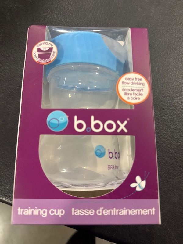 Photo 2 of b.box Toddler Training Cup: Free Flow Opening, Great Transition from Sippy Cup to Big Kid Cup. BPA Free, Dishwasher safe. Ages 12+ months (Blueberry, 8oz)