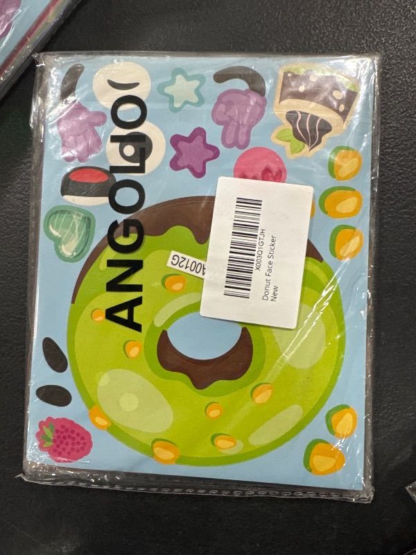 Photo 1 of Summer Face Stickers Party Make a Cute DIY Face Sticker Sheets, Make Your Own Summer Colorful Stickers Games, Sweet Party Party Favors for Girls or Kids (Donut Face Sticker)