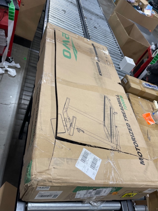 Photo 1 of OMA Treadmill with Incline, Treadmills for Home 7200EB with 300 lb Capacity, Portable Treadmill for Home Office, Compact Small Treadmill for Walking Running with Wide Belt, LED Display, Pulse Sensors