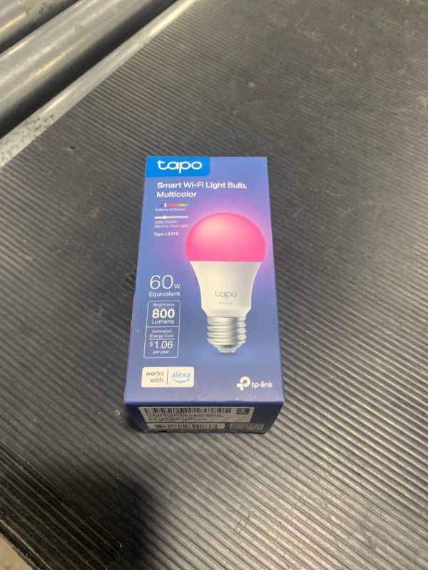 Photo 3 of TP-Link Tapo L531E Smart Wi-Fi Light Bulb (Multicolor)