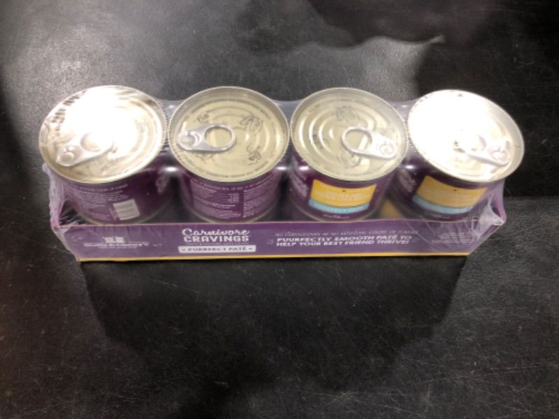 Photo 2 of Stella & Chewy’s Carnivore Cravings Purrfect Pate Cans – Grain Free, Protein Rich Wet Cat Food – Chicken & Chicken Liver Recipe – (5.2 Ounce Cans, Case of 8) BB 12.01.24