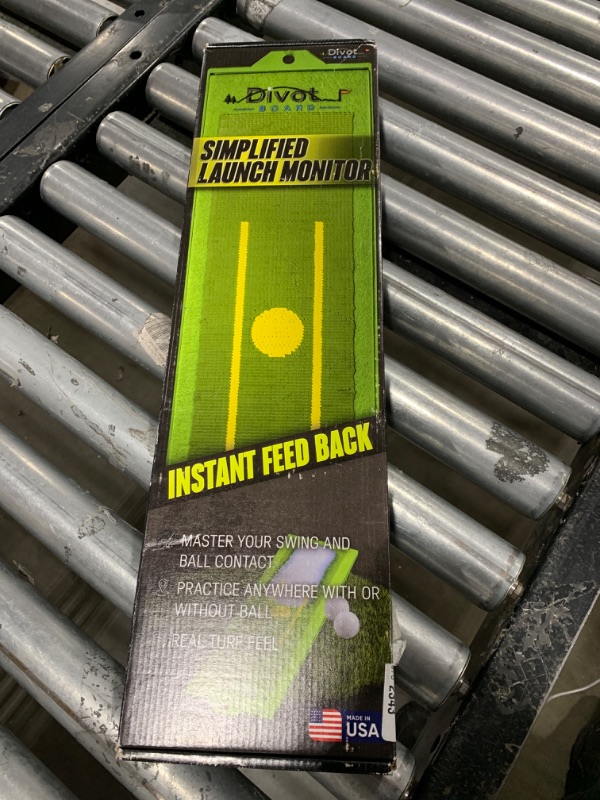 Photo 1 of Divot Board - The Original Patented Low Point and Swing Path Trainer - Instant Feedback. Anytime. Anywhere - See Your Swing Path and Learn Every Time You Hit The Ball!