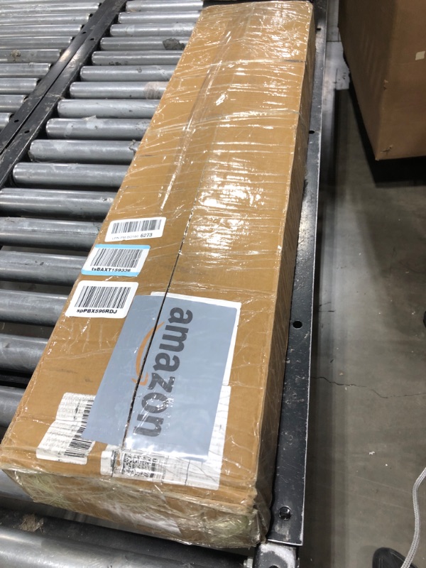 Photo 1 of 50 Pack Deck Balusters 38" Rectangle Staircase Baluster, Black Metal Deck Spindle and Stairs Railing,Hollow Rectangle Deck Balusters for Deck Railing Porch (50, 38 Inch)