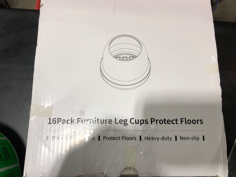 Photo 2 of 16 PACKS FURNITURE LEG CAPS PROTECTS FLOORS