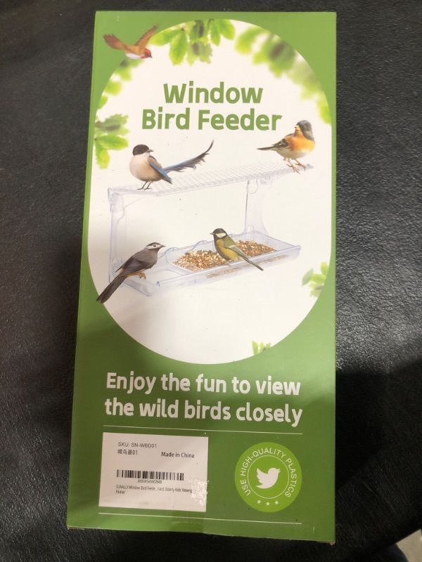 Photo 2 of SUNALLY Window Bird Feeder for Outdoors