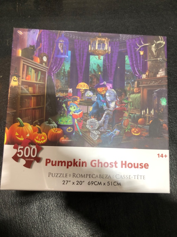 Photo 2 of CGRLVDXW 500 Piece Puzzles for Adults, Halloween Puzzle, Large Funny Witch is Mummy Jigsaw Puzzles 500 Pieces for Halloween Decorations 27" x 20"