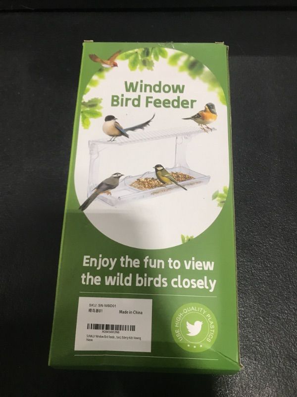 Photo 2 of SUNALLY Window Bird Feeder for Outdoors