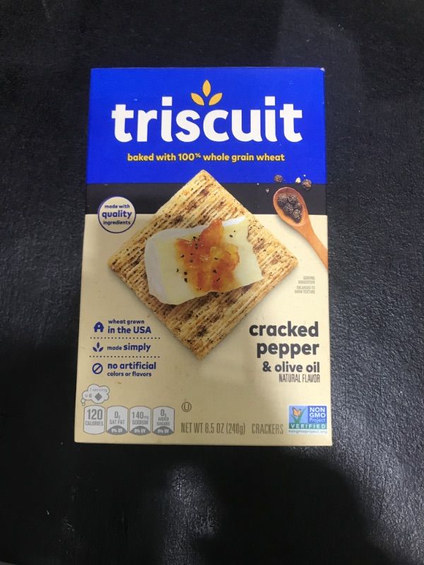 Photo 1 of Triscuit Cracked Pepper & Olive Oil Crackers - 8.5oz