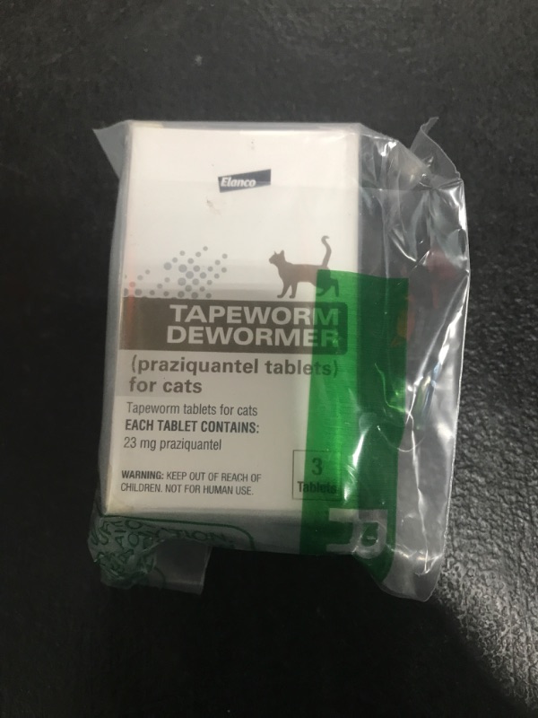 Photo 2 of Elanco Tapeworm Dewormer (praziquantel tablets) for Cats