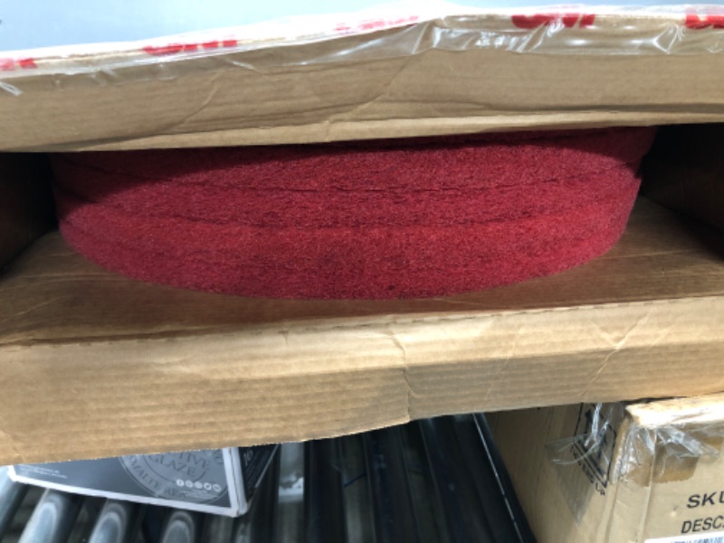 Photo 2 of 3M Red Buffer Pad 5100, 22 in 22" 5.0