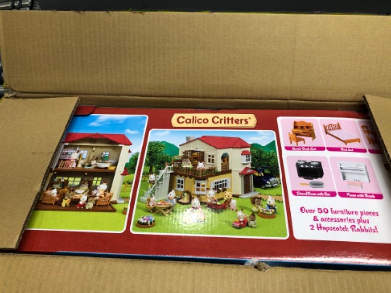 Photo 2 of Calico Critters Red Roof Country Home Gift set, Cottage