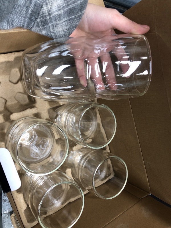 Photo 2 of *5 pack* Ozeri Serafino Double Wall Insulated Iced Tea and Coffee Glasses, 16-Ounce, Set of 6 16 Fluid Ounces 6